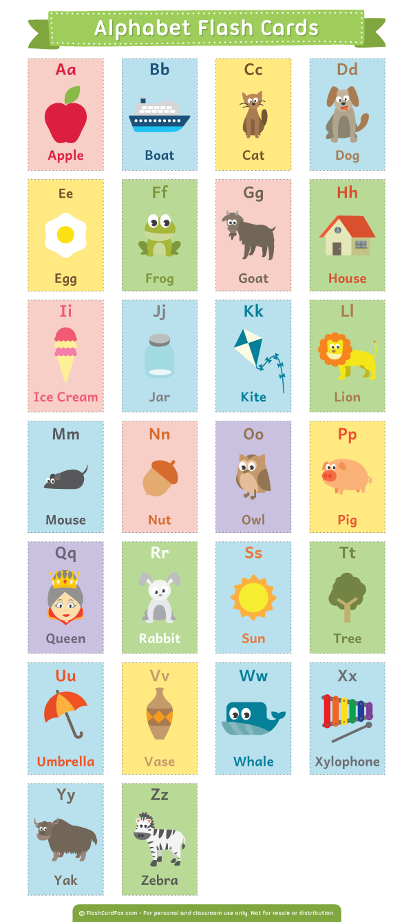 flash cards printable