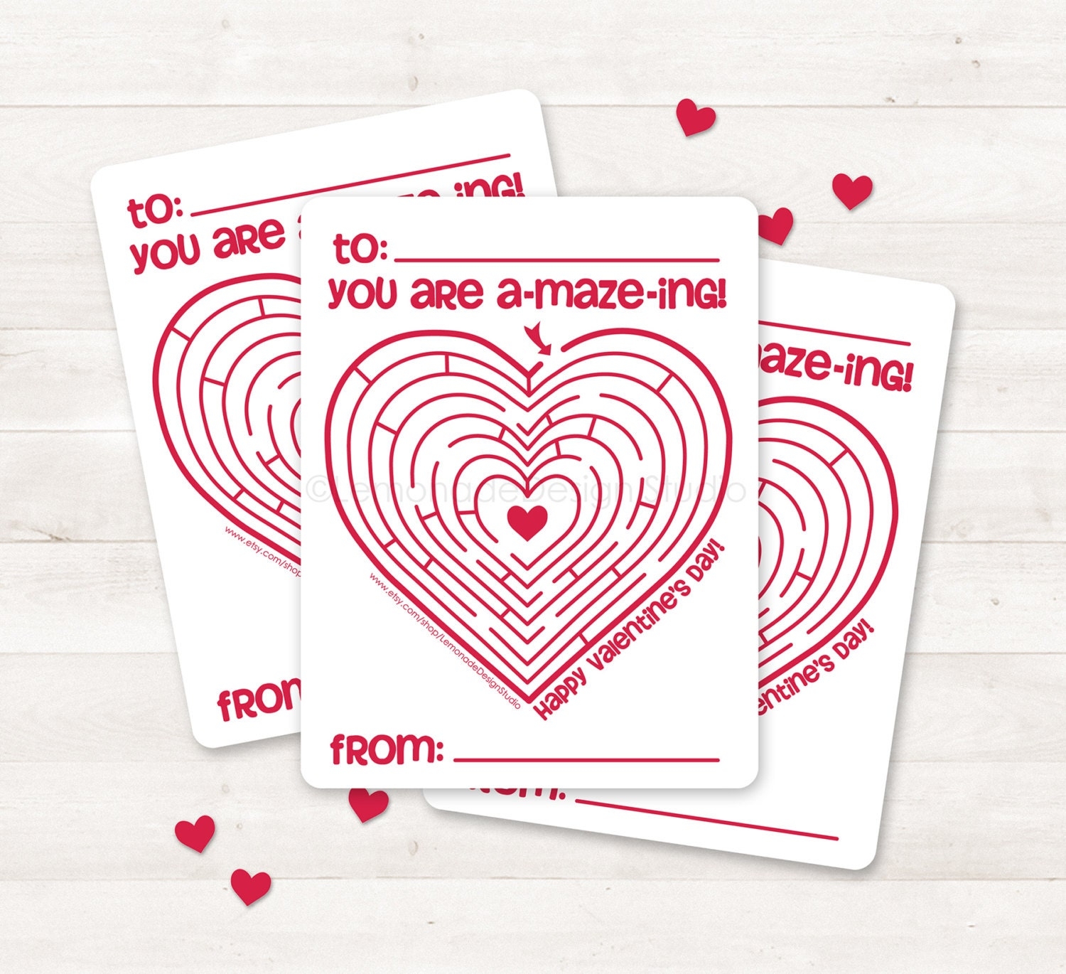 valentine card printable