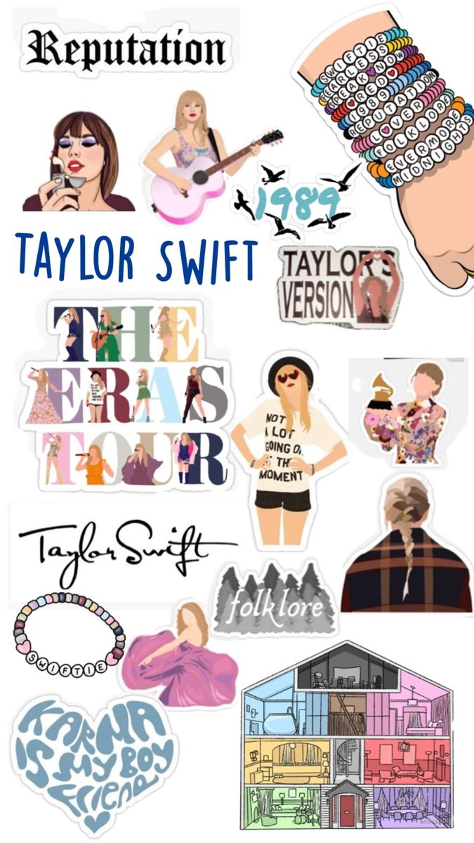 Taylor Swift The Eras Your Collage In 2025 Taylor Swift Merchandise Taylor Swift Drawing Taylor Swift