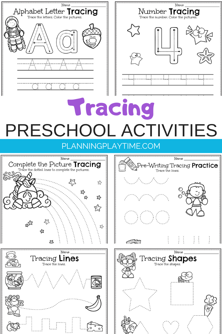 free printable activities for pre k